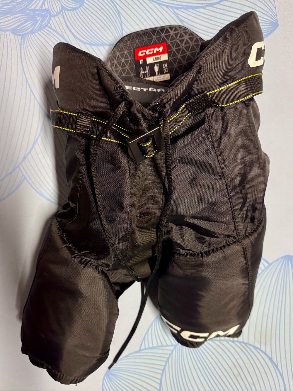 CCM Tacks Vector Youth Hockey Pants | Large